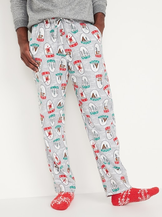 Old Navy - Printed Flannel Pajama Pants for Men