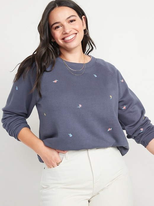 old navy daisy sweatshirt