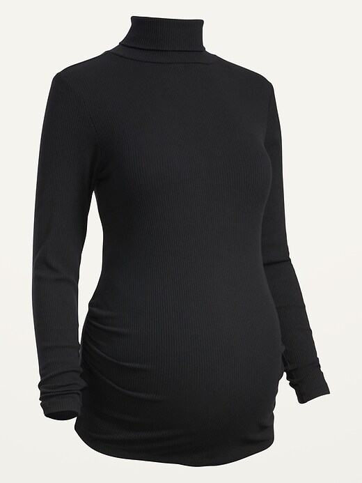 Maternity Fitted Turtleneck Tunic | Old Navy