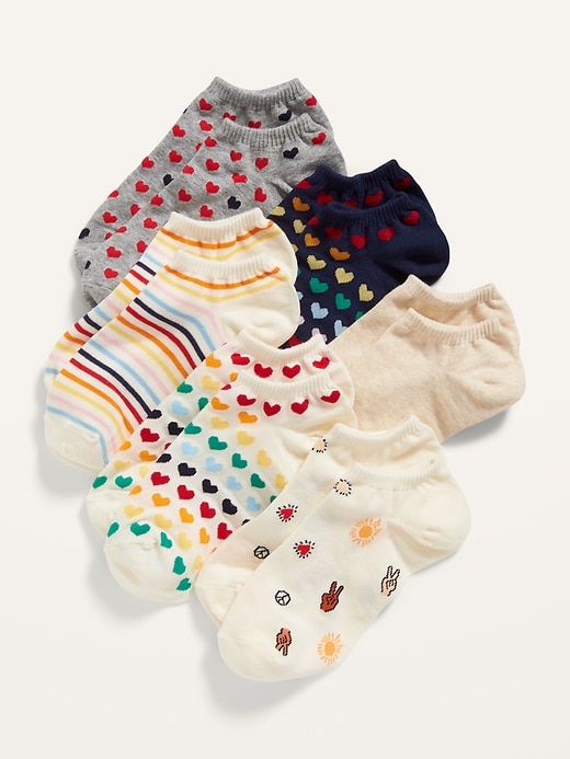 View large product image 1 of 1. Novelty Ankle Socks 6-Pack for Women