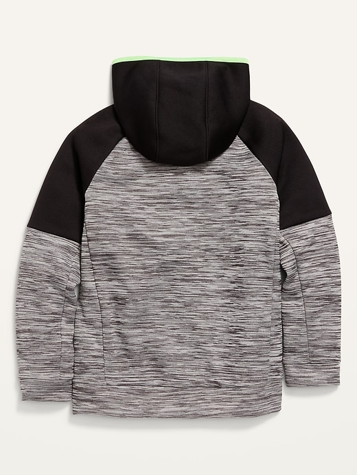 View large product image 2 of 3. Tech Fleece Color-Block Zip Hoodie For Boys