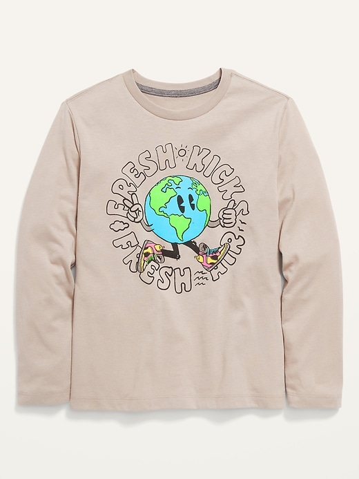 View large product image 1 of 1. Vintage Graphic Gender-Neutral Long-Sleeve Tee For Kids