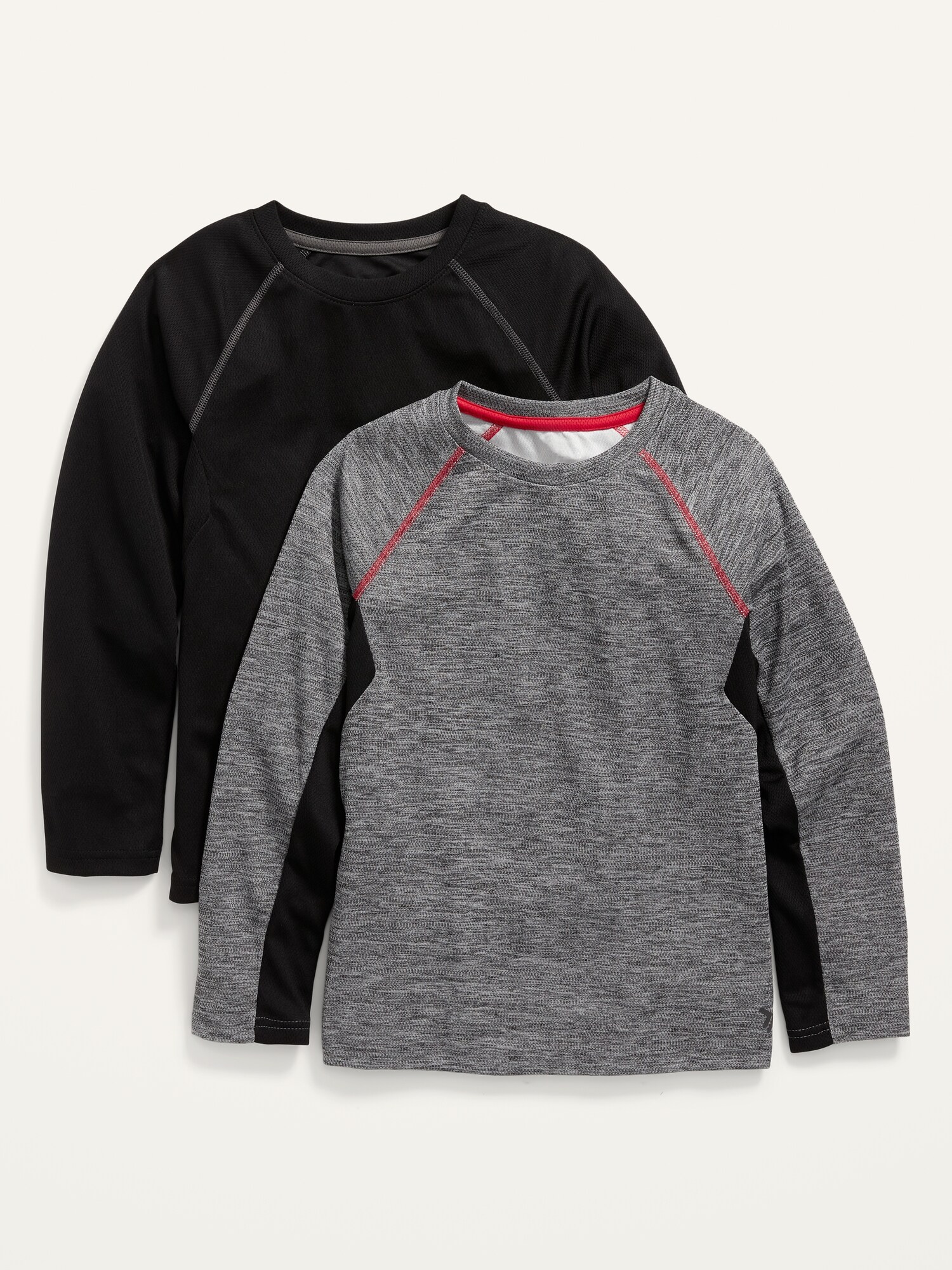 Graphic Go-Dry Cool Long-Sleeve Mesh T-Shirt for Boys