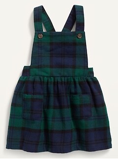 Plaid Flannel Skirtall for Baby