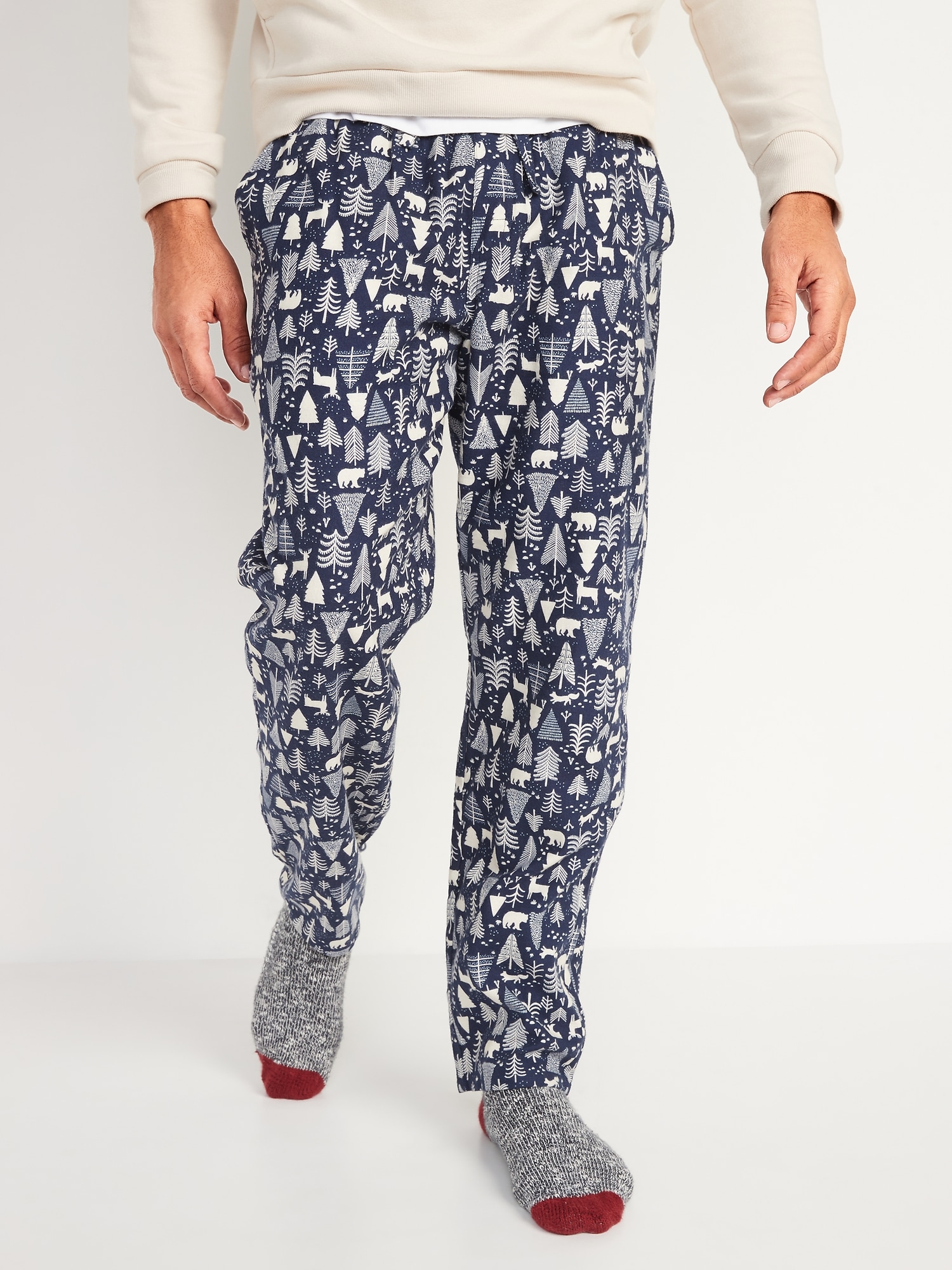 Old Navy Printed Flannel Pajama Pants Men’s Christmas Sz XXL Tall NWT