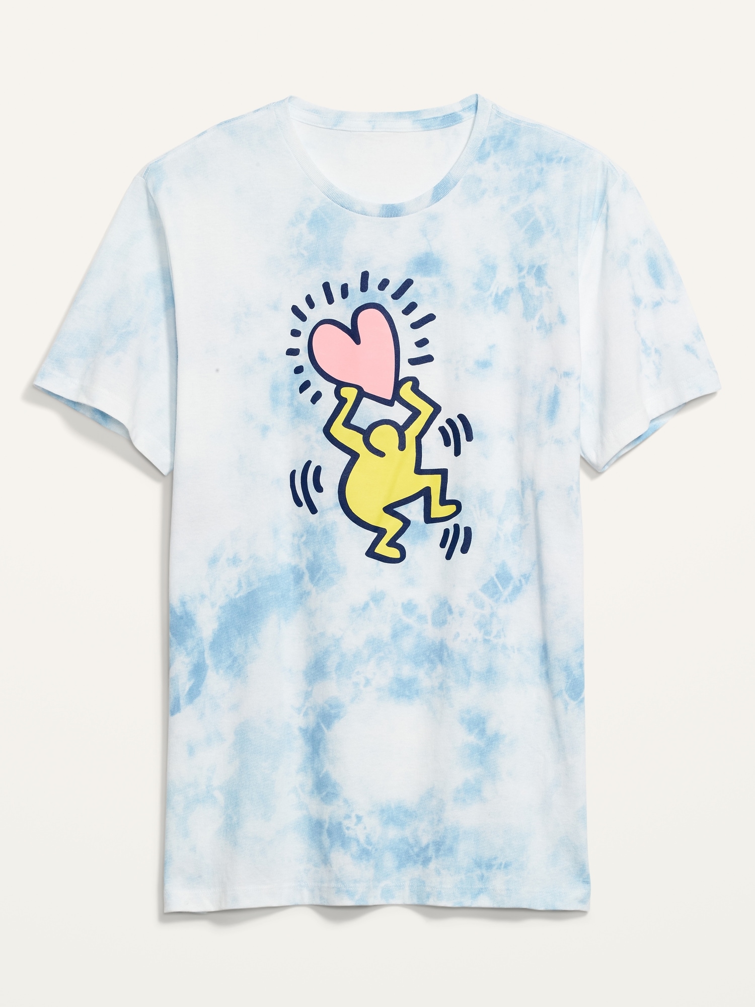 Keith Haring™ Tie-Dye Gender-Neutral Graphic T-Shirt for Adults | Old Navy