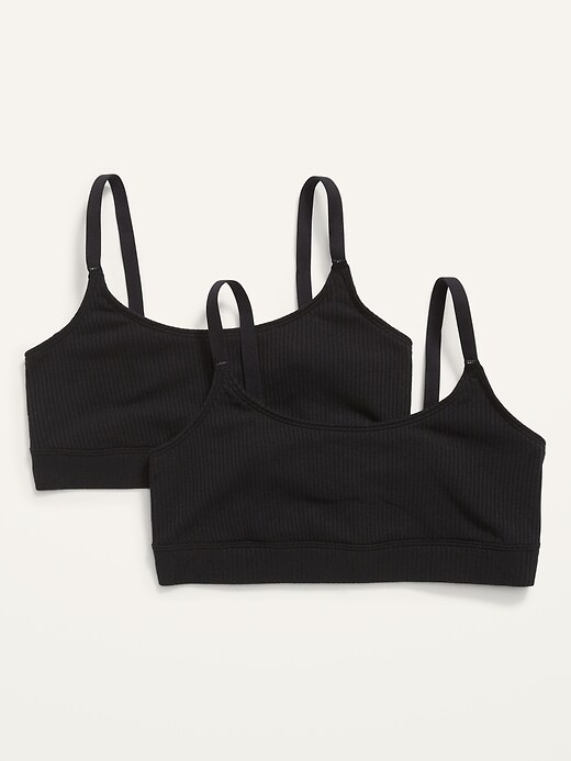 Old Navy Rib-Knit Bralette 2-Pack for Women. 1