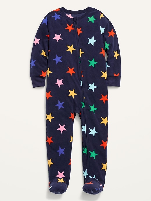Unisex Matching One-Piece Microfleece Footie Pajamas for Toddler & Baby