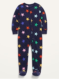 Pyjama une-pièce à pieds unisexe à imprimé assorti pour la famille en micromolleton pour Tout-petit et Bébé