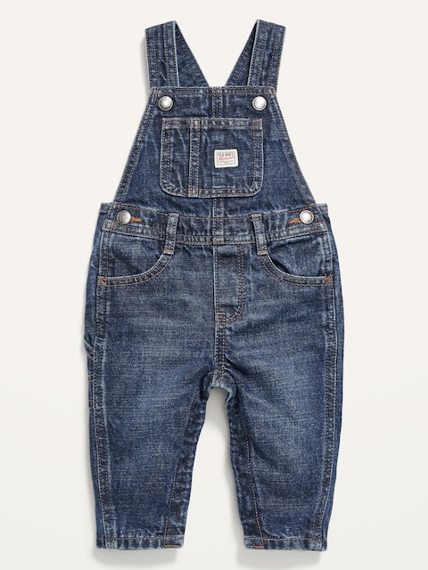 Unisex Workwear Jean Overalls for Baby