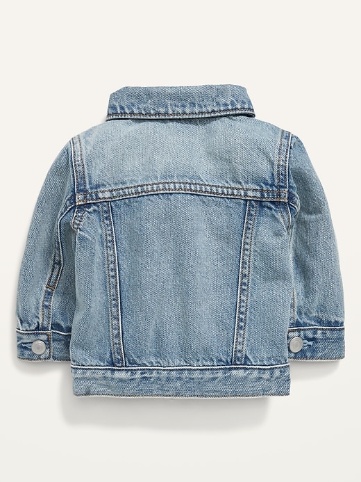 Voir une image plus grande du produit 2 de 2. Veste unisexe en denim au fini pâle pour Bébé