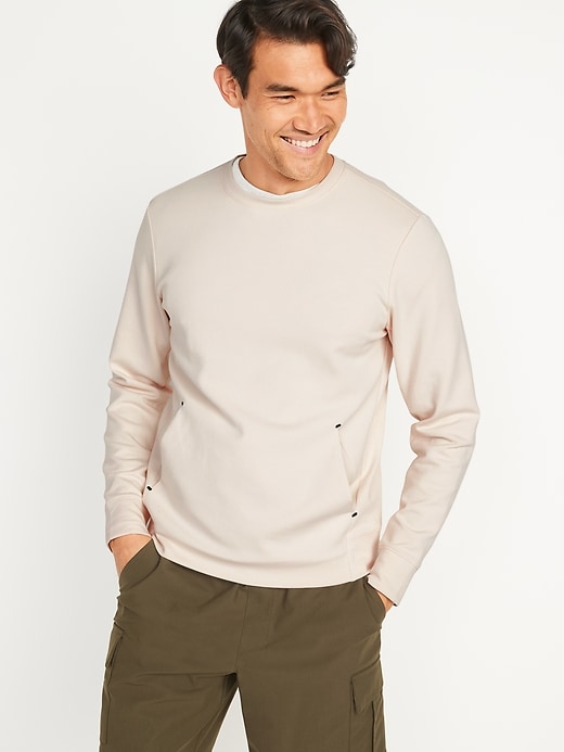 Image number 1 showing, Dynamic Fleece Hidden-Pocket Sweatshirt