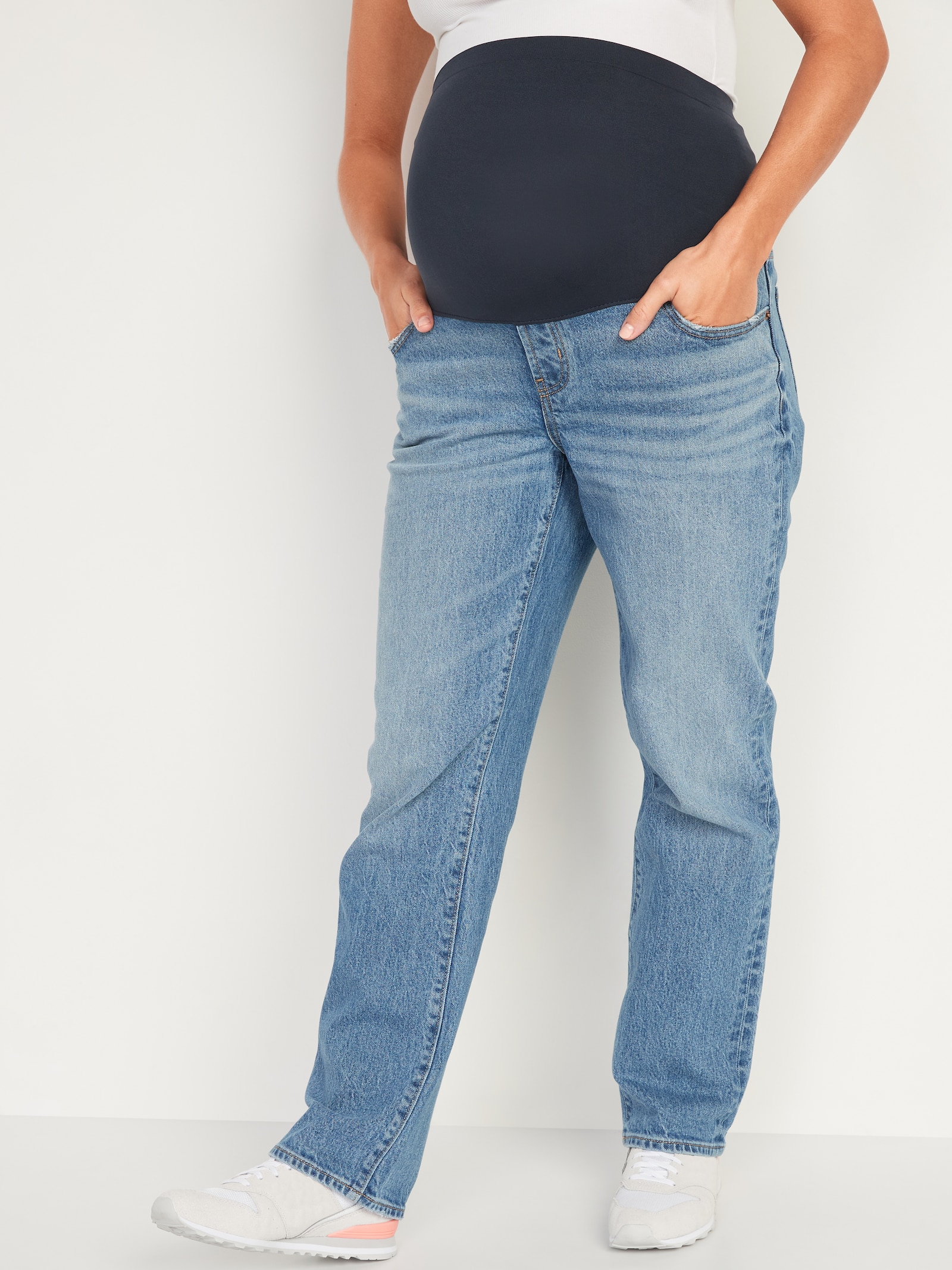 maternity relaxed fit jeans