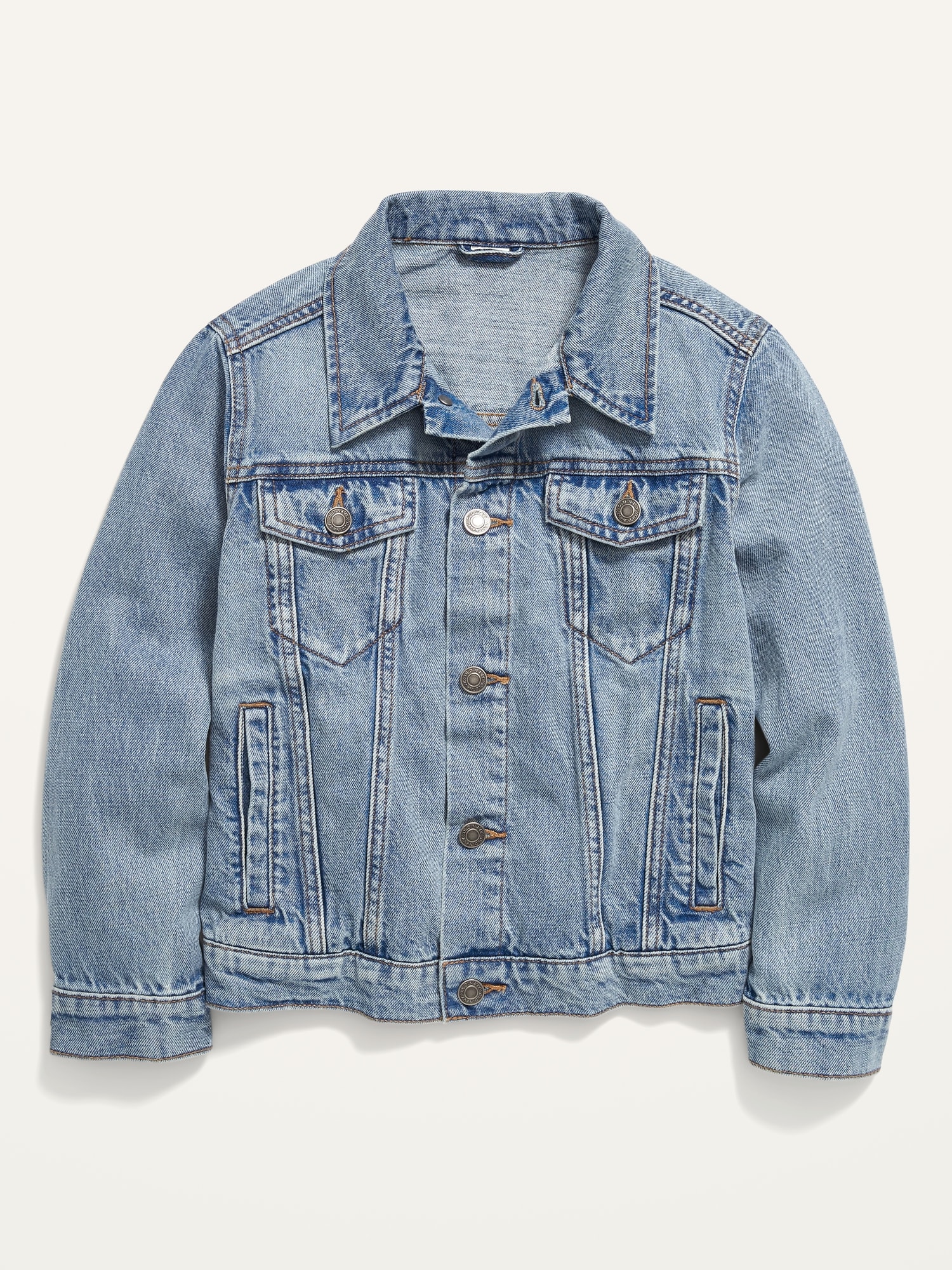 Gender Neutral Cotton Non Stretch Jean Jacket for Kids Old Navy