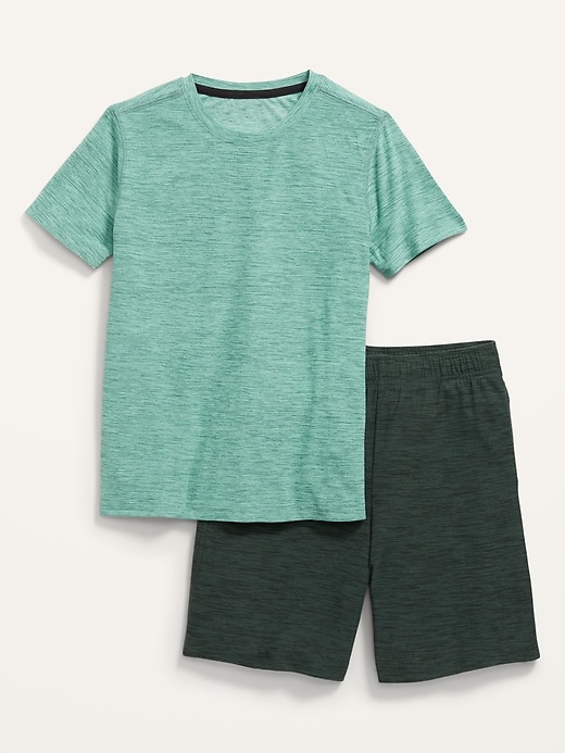 View large product image 2 of 3. Breathe On Tee And Shorts Set For Boys