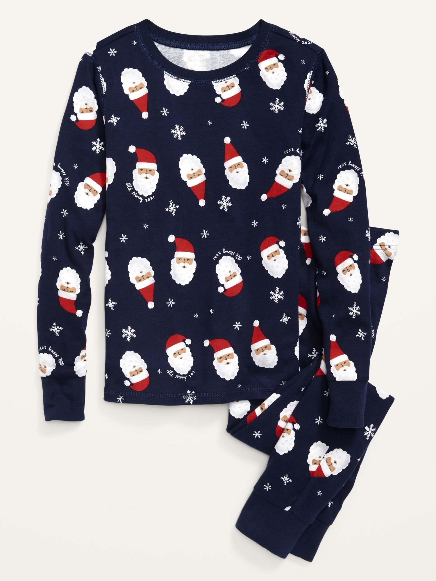 GenderNeutral Matching Santa Claus SnugFit Pajama Set For Kids Old Navy