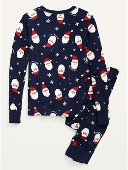 Gender Neutral Matching Santa Claus Snug Fit Pajama Set For Kids Old Navy