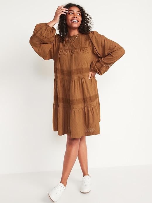 old navy brown dress