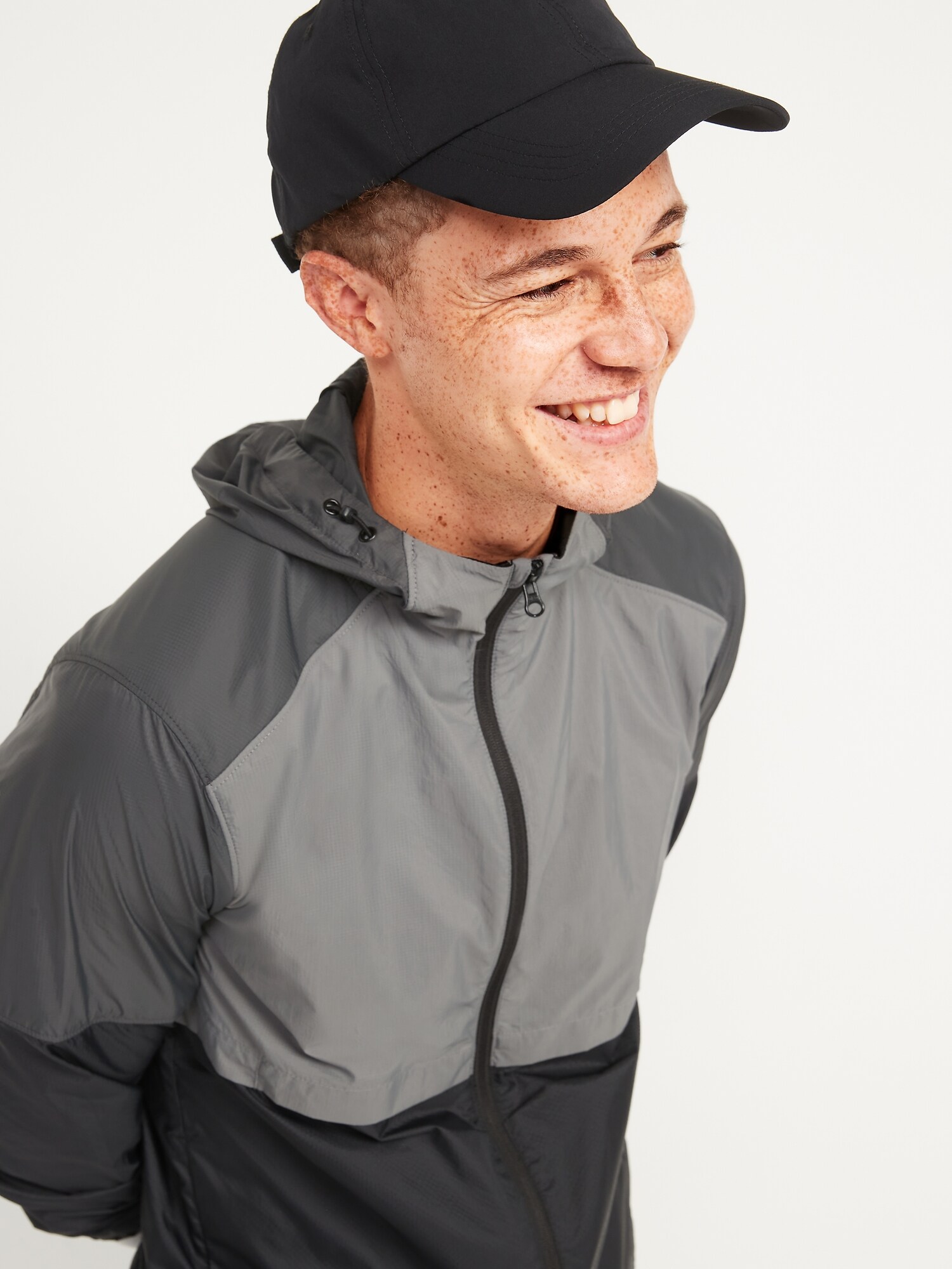 Packable Hooded Ripstop Windbreaker 