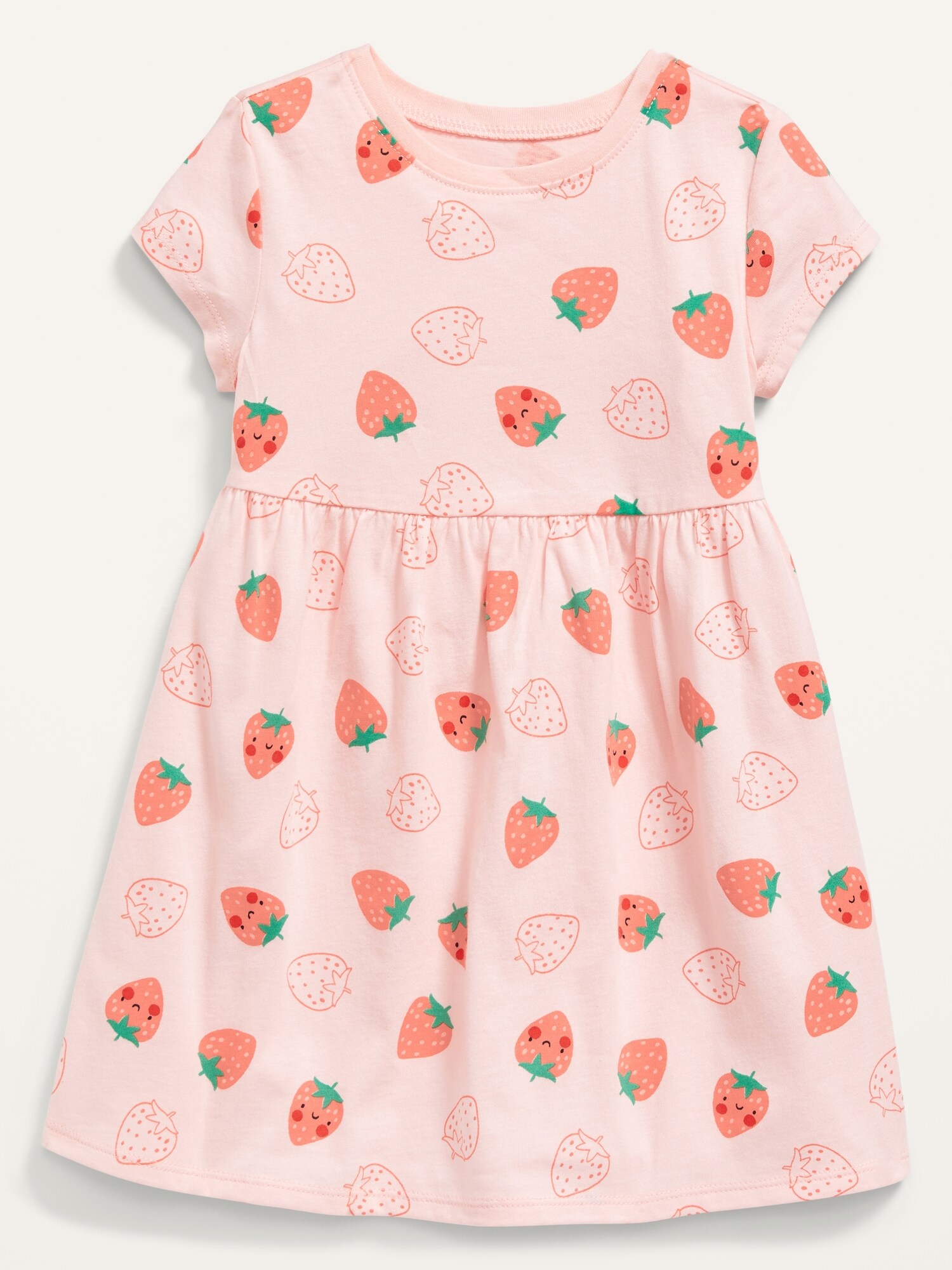 Jersey-Knit Short-Sleeve Dress for Toddler Girls | Old Navy