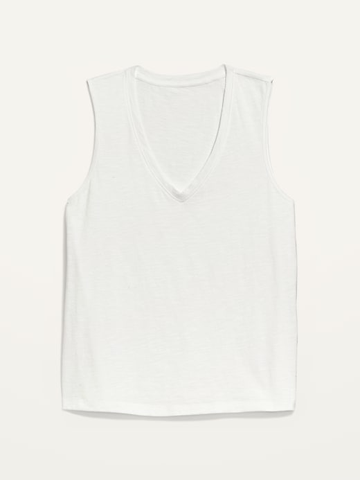 Image number 4 showing, EveryWear Sleeveless V-Neck T-Shirt for Women