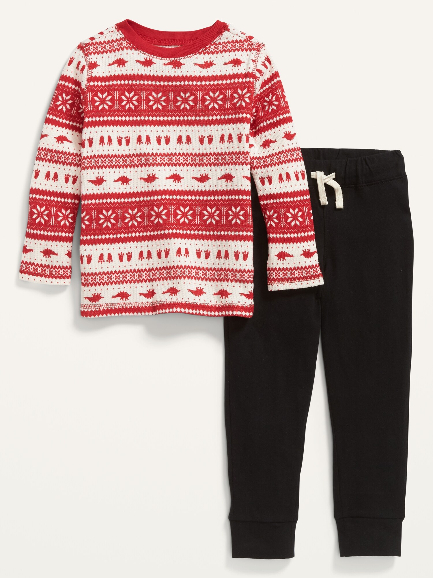 Unisex ThermalKnit TShirts & Pants 3Piece Set for Toddler Old Navy