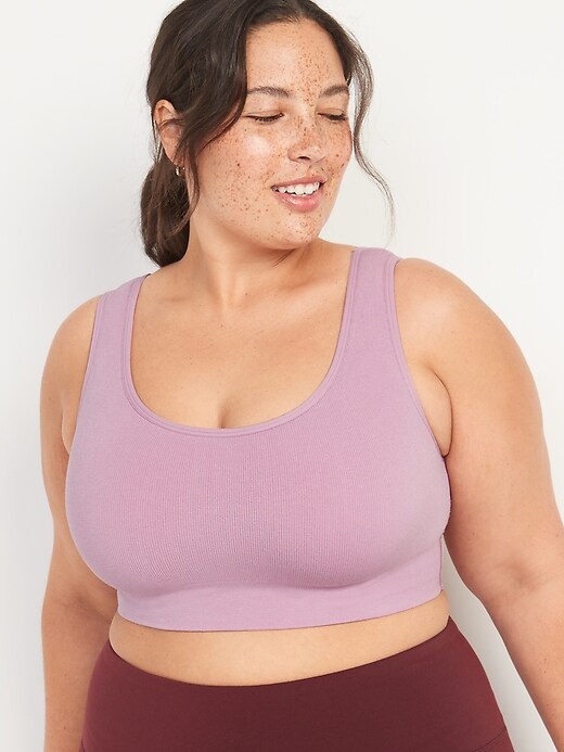 Image number 1 showing, Seamless Lounge Bralette Top 2X-4X