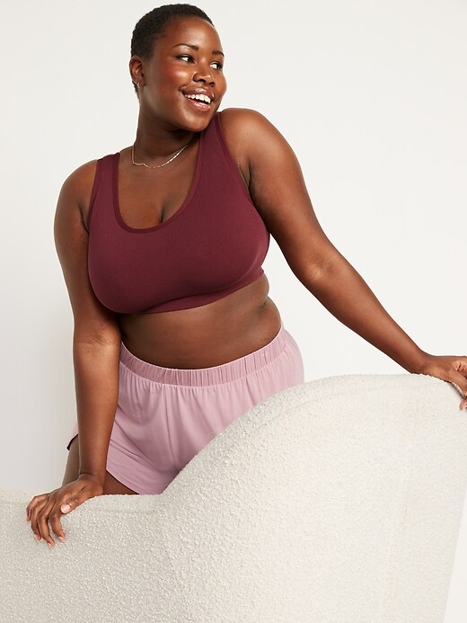 Image number 2 showing, Seamless Lounge Bralette Top for Women 2X-4X
