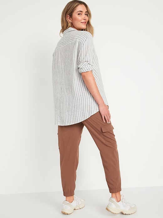 Maternity Rollover-Waist StretchTech Cargo Jogger Pants - Old Navy