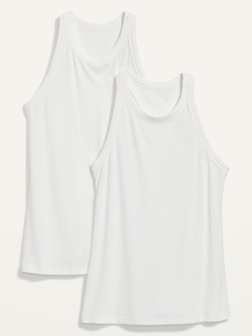 Image number 1 showing, UltraLite Rib-Knit Tank Top 2-Pack for Women