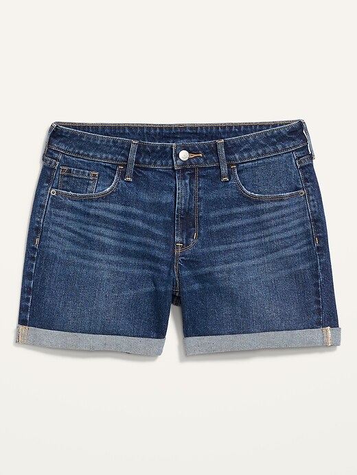 Mid-Rise Jean Shorts for Women -- 5-inch inseam | Old Navy