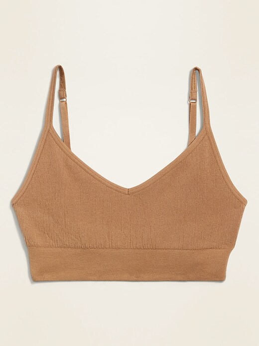 Image number 1 showing, Seamless Lounge Bralette Top for Women 2X-4X