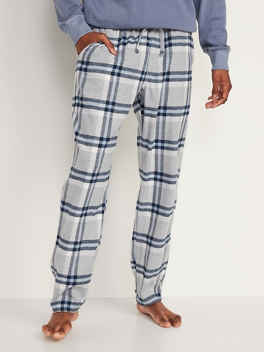 Matching Plaid Flannel Pajama Pants for Men