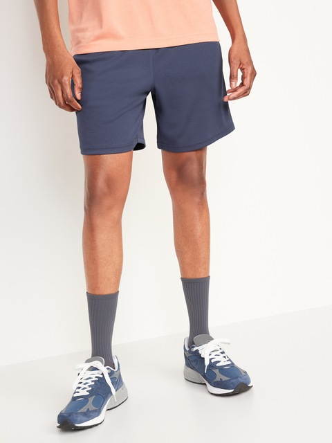 Go-Dry Mesh Performance Shorts -- 7-inch inseam