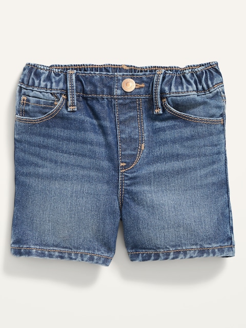 Pull-On Jean Shorts for Toddler Girls