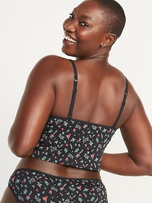 Old Navy Light-Support Ribbed Supima Cotton Cami Bralette
