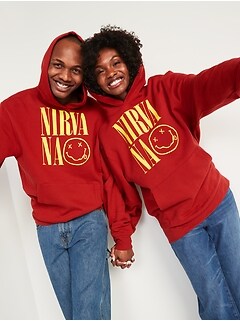 Nirvana™ Graphic Gender-Neutral Pullover Hoodie for Adults
