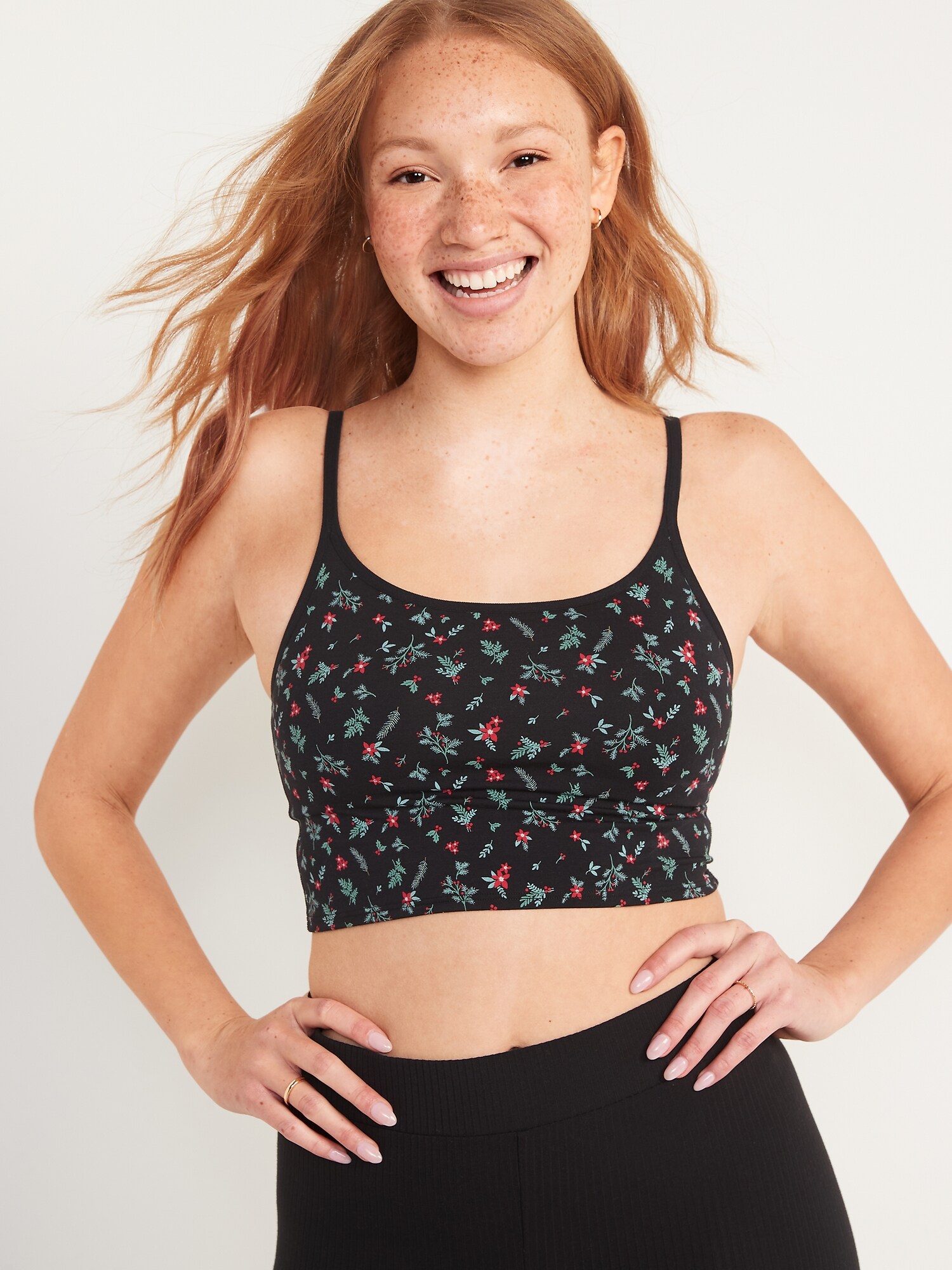 Supima® CottonBlend Cami Bralette Top Old Navy