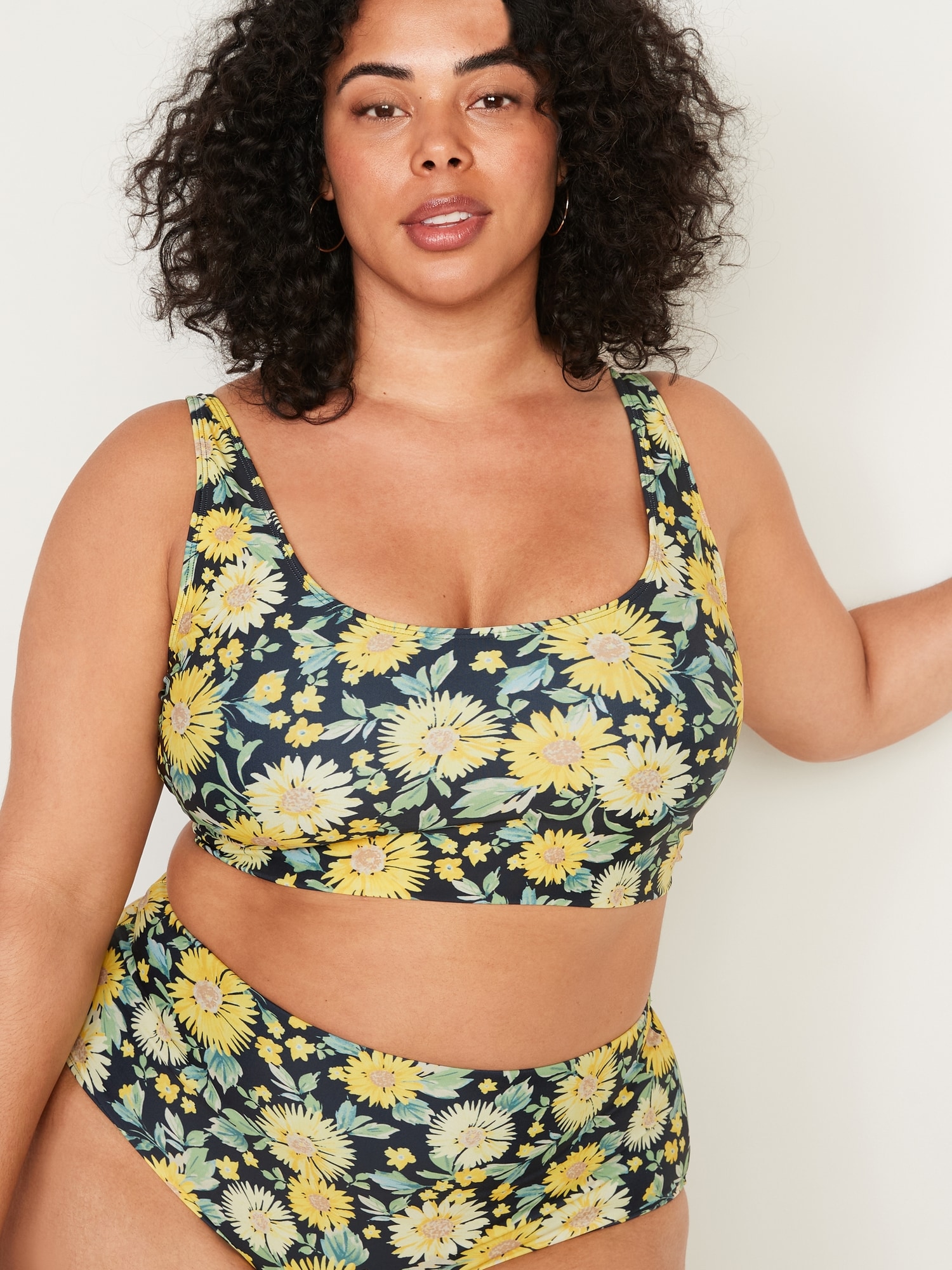 old navy floral bathing suit