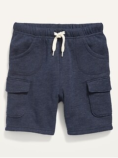 Unisex Functional-Drawstring Cargo Shorts for Toddler