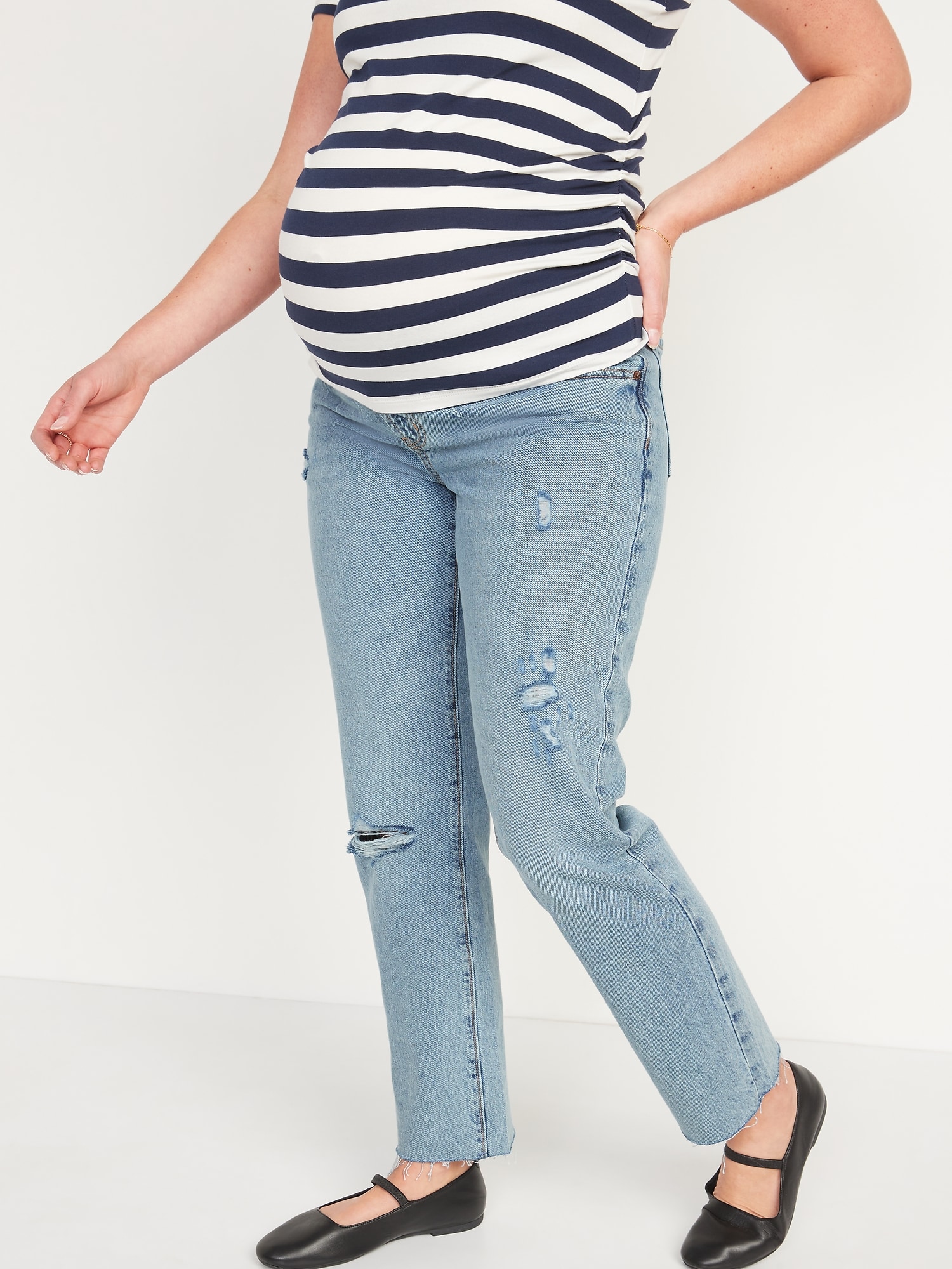 maternity relaxed fit jeans