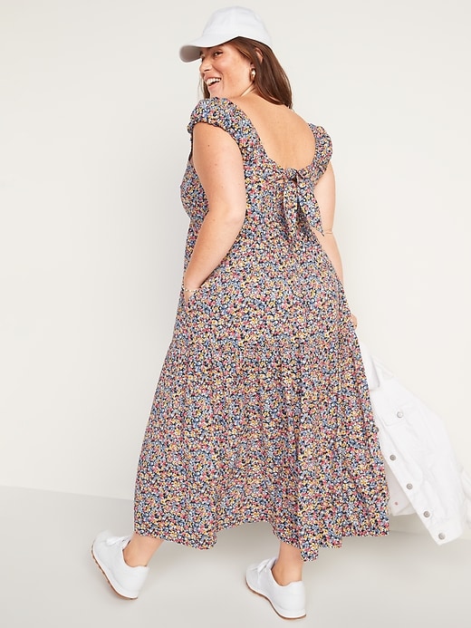 Image number 8 showing, Tiered  All-Day Fit & Flare Maxi Dress for Women