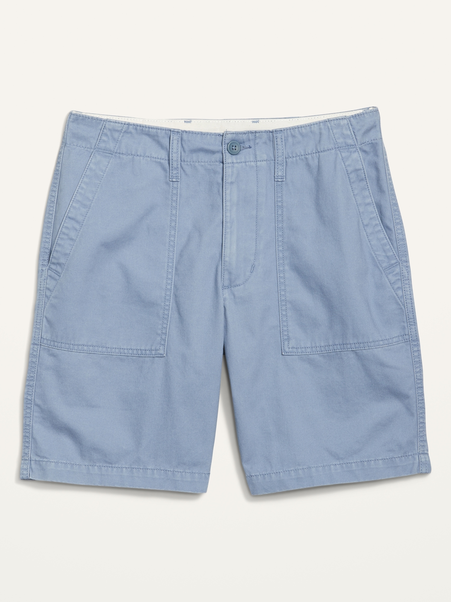 Straight Lived-In Khaki Shorts -- 9-inch inseam | Old Navy