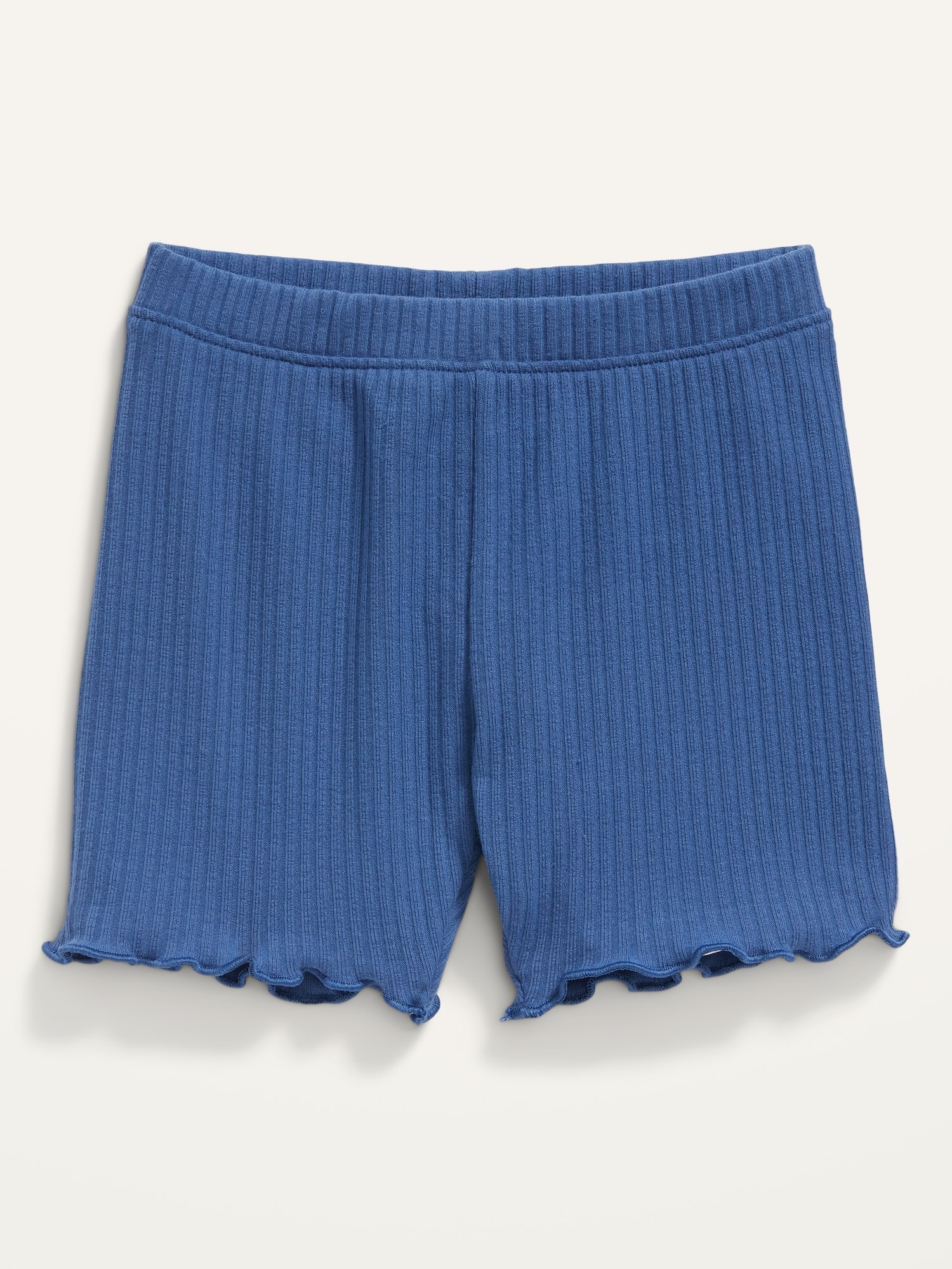 Knitted cotton blend shorts