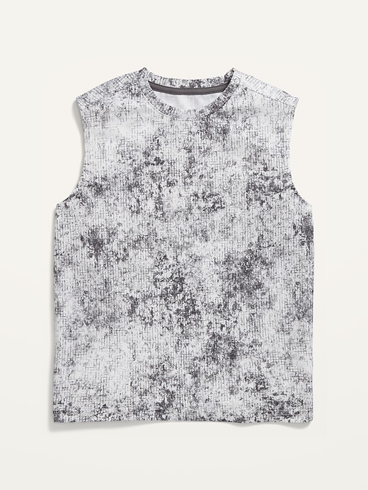 View large product image 1 of 2. Go-Dry Cool Patterned Mesh Tank Top for Boys