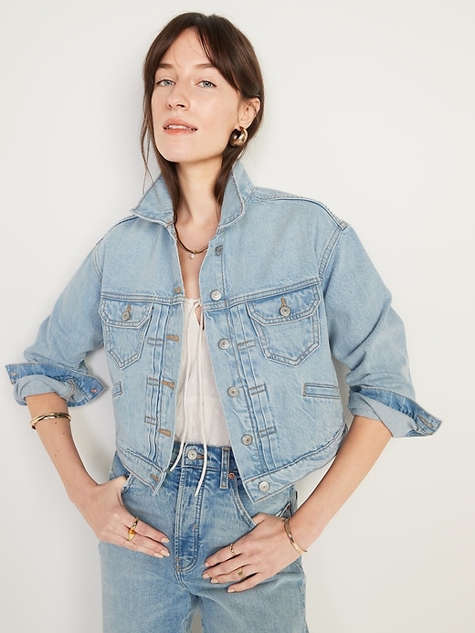 old navy cropped jacket