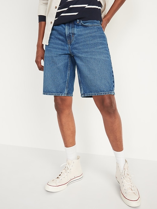Original Loose Non-Stretch Jean Shorts for Men --10-inch inseam | Old Navy