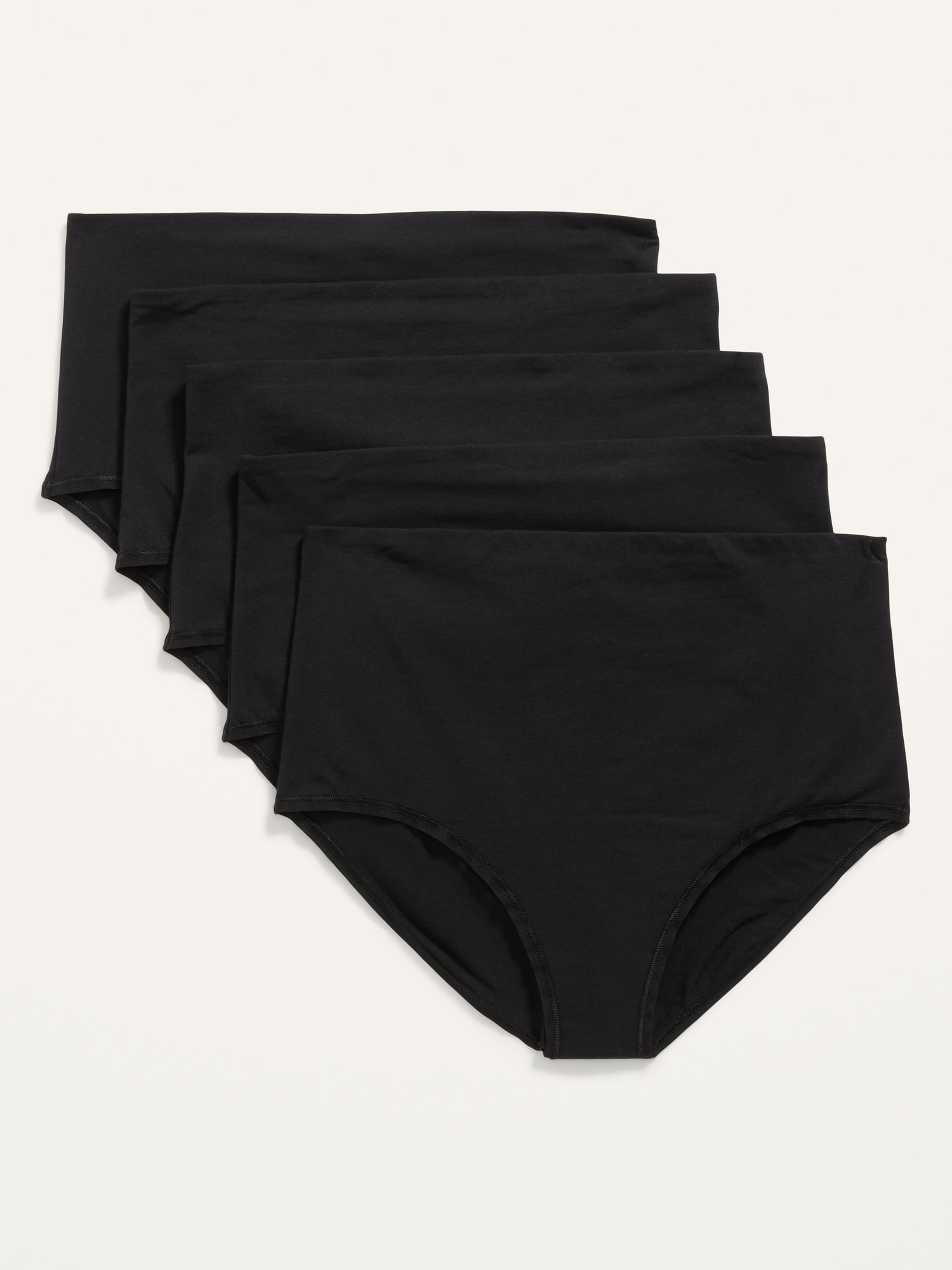  Maternity Underwear Cotton Under Bump Womens Pregnancy  Postpartum Panties 6-Pk Midnight Shore XL
