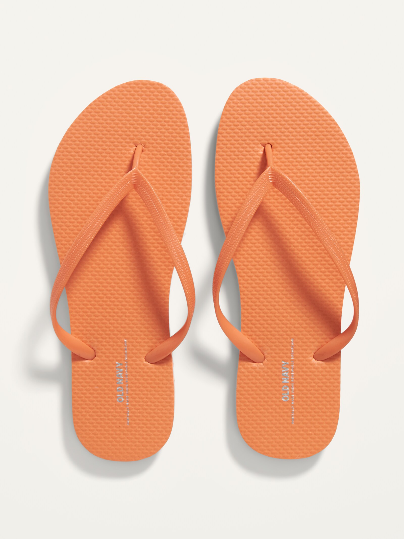 orange old navy flip flops