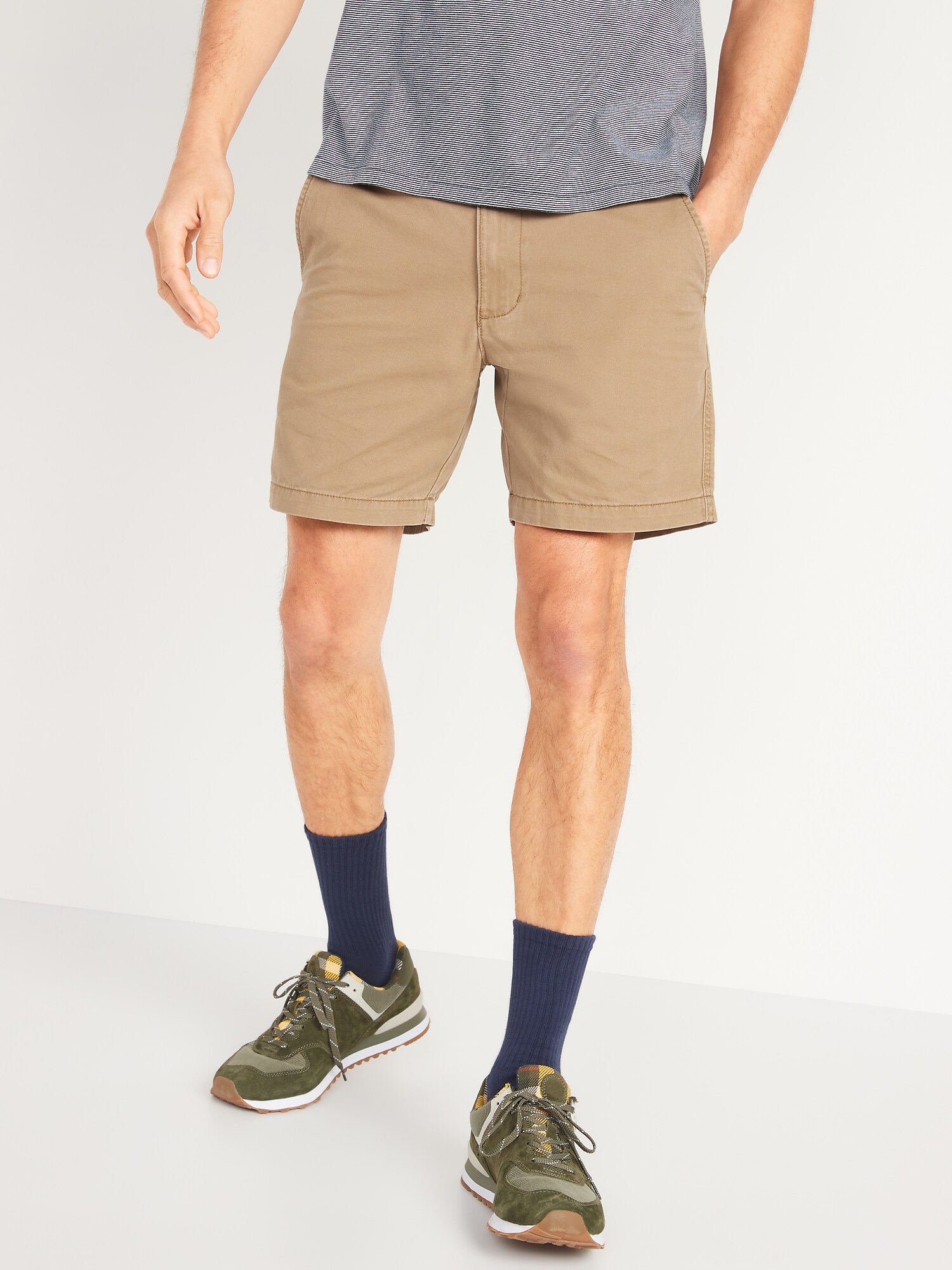 soft khaki shorts